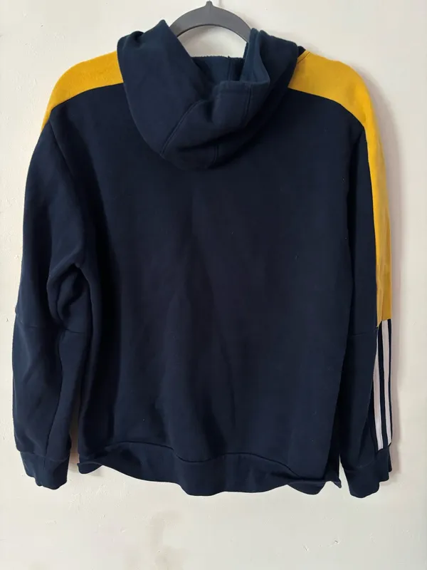 Adidas Navy Blue Hoodie - Image 4