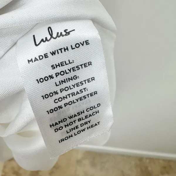 Lulus Want To Wow White Sequin Cutout One-Shoulder Bodycon Mini Dress XL NWT - Image 10