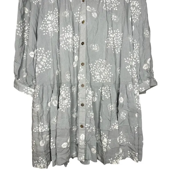 Holding Horses Pavin Ruffle Tiered Button-Down Tunic Top - Image 4
