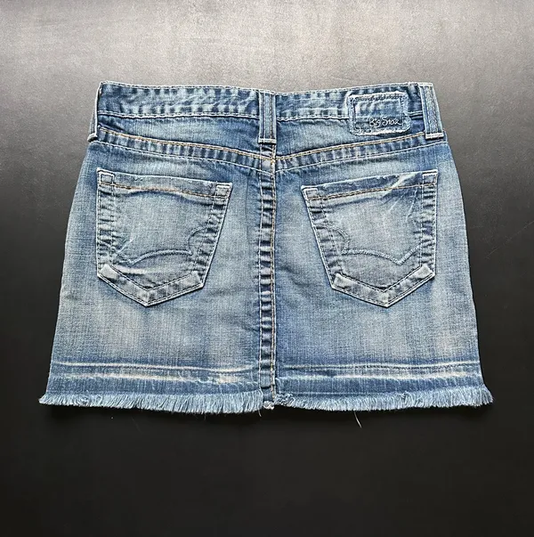 Vintage Big Star Denim Mini Skirt - Image 5