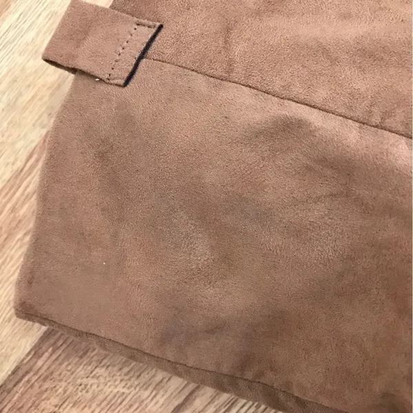 REPORT Faux Suede Slouch Midi Boot Size‎ 8 Tan Brown High Block Heel Western - Image 10