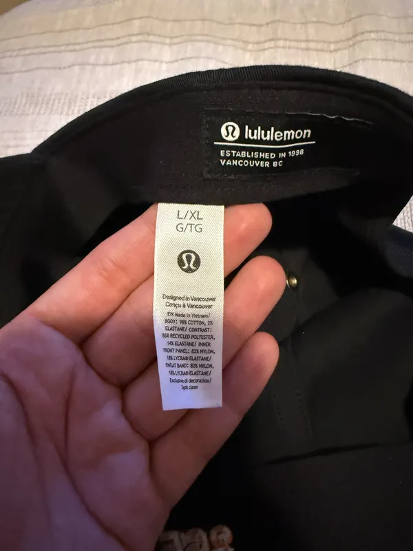 Lululemon 865 Black Hat  - Image 2