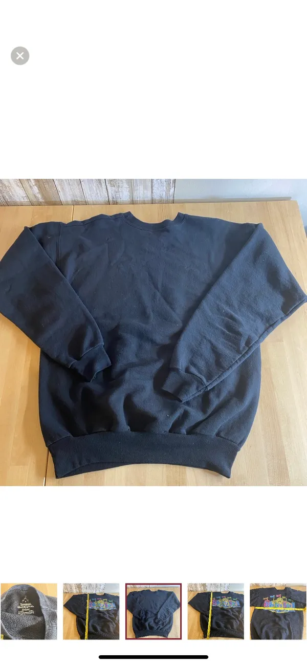 Disney land the happiest place on earth crew neck pullover land Resort size small - Image 2