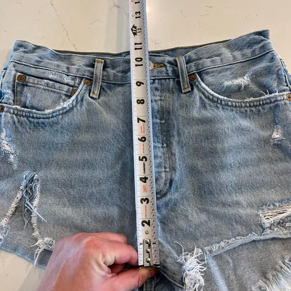 AGOLDE‎ Parker Vintage Cut Off Shorts in Swapmeet size 26 - Image 8