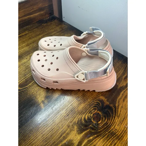 Crocs Pink Platform Clogs Size‎ 7 - Image 2