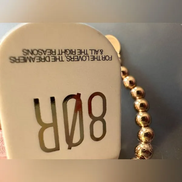 8 Other Reasons Gold Beaded Bracelets NWT - Image 4