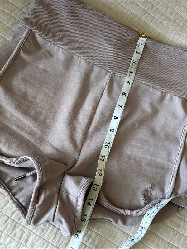 Free People Movement Limitless fold over retro Shorts Oyster M NWOT - Image 11