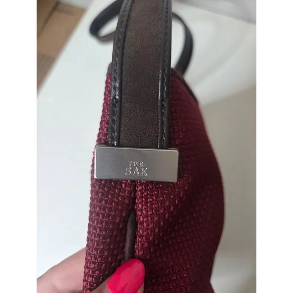 The Sak Red Woven Shoulder Purse NWT New With Tags Casual Handbag Tote Bag - Image 3