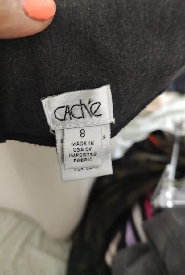 Cache Gray Pencil Skirt 8 - Image 7