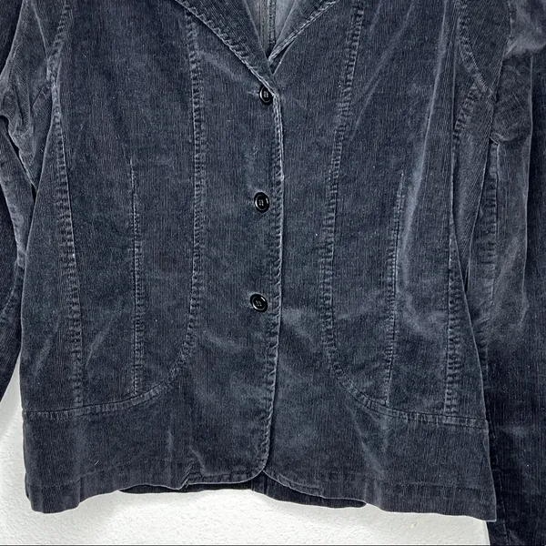 Vintage‎ Paris Blues Corduroy Jacket Black Size L - Image 3