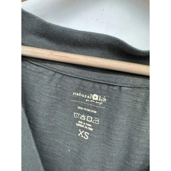 Natural Life Women Charlie One Piece Jumpsuit XS Green Cotton Oversized‎ Cotton - Image 7