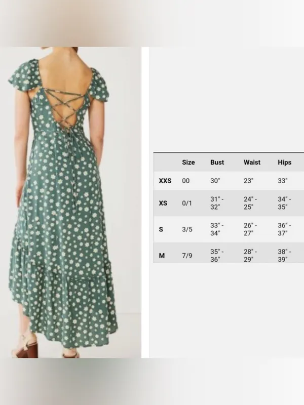 Rewind Light Blue Floral Maxi Dress - Image 5