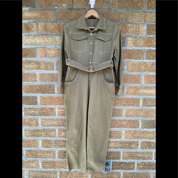 Lioness Jumpsuit “Williamsburg” Coveralls Belted Medium - Image 3