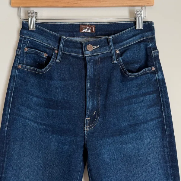 Mother The Insider Ankle Jeans Women 26 Cropped High Rise Straight - Image 3