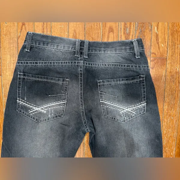 Classic Black Straight Leg Jeans for Women - Image 7