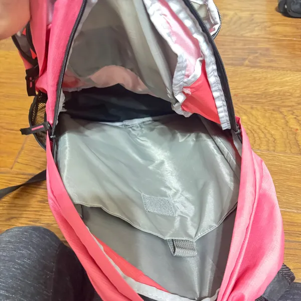 California Pak Pink Black Backpack Air Flow System School‎ Travel Bag. DEADSTOCK - Image 5