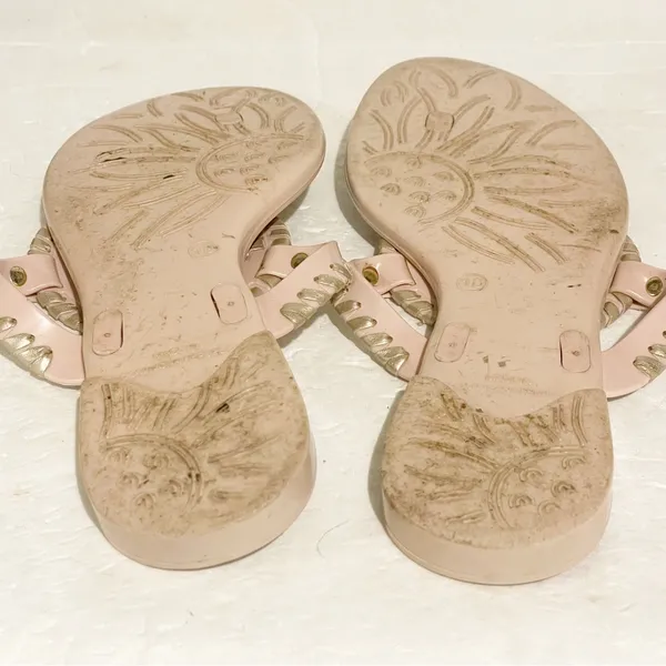 Jack Rogers Size 10 Georgica Jelly Blush Pink Sandals Flats Flip‎ Flops - Image 5
