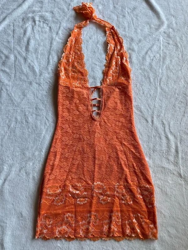 Generation Outcast Clothing INDIA MINI DRESS TANGERINE - Image 8