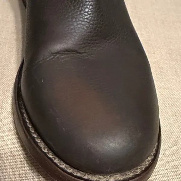 Resistol Ranch Women’s Classic Dark Brown Leather Cowboy Boots, Size 7.5B - Image 11
