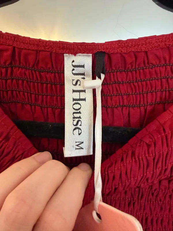 JJ's House NWT Maroon Drop Waist Dress - Image 5