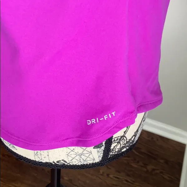 Nike purple dri fit workout top - Image 2