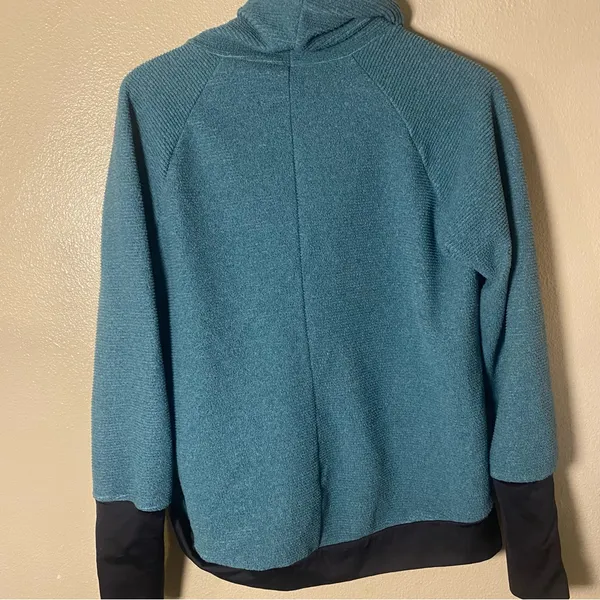 Simms Fishing Rivershed Womens M Green Fleece Lining Pockets Outdoor Casual pull - Image 7