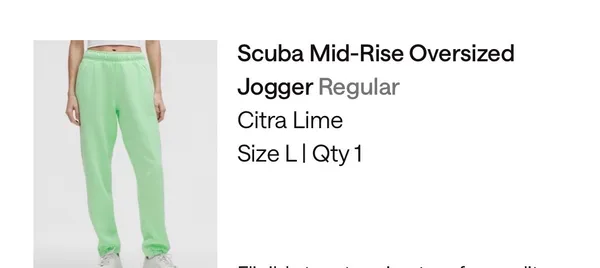 Lululemon Scuba Sweatpants Joggers - Image 3