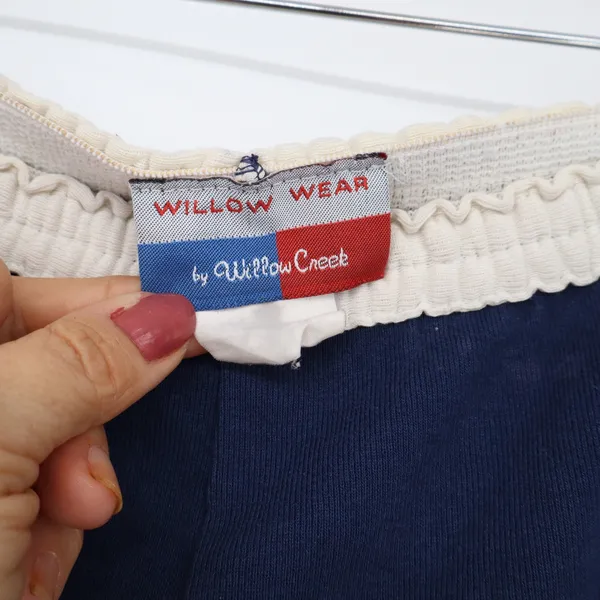 Willow Wear Track Pants Womens XL Navy Blue Side Stripe Vintage Good - Image 2