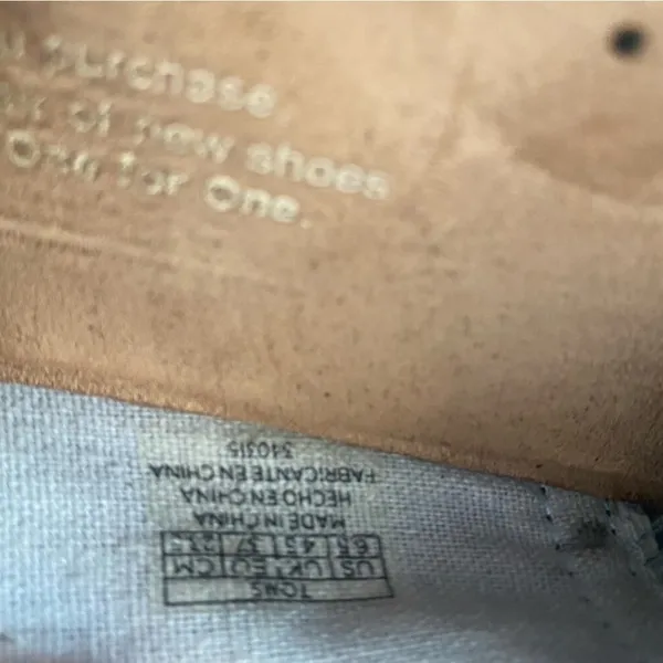 TOMS‎ Black Canvas Slip On Shoes Women's 6.5 - Image 5