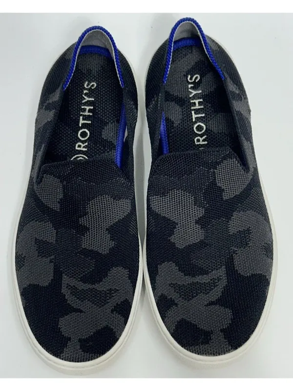 Rothy's The Original Shoes Womens Size 7 Camo Mesh Slip On Comfort Sneakers - Image 4