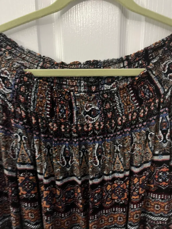 Living Doll Size Large Boho 3/4 Sleeve Top - Image 5