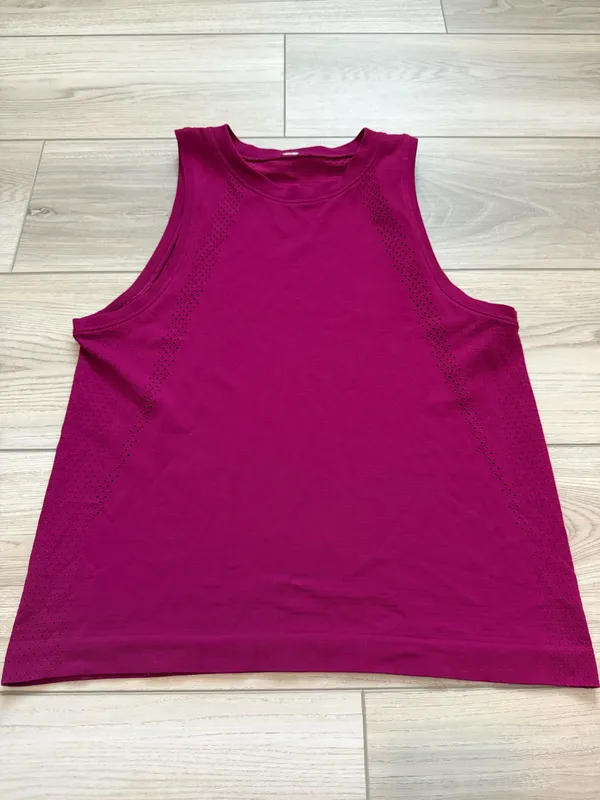 Lululemon Train to Be Tank Top - Magenta Purple - Image 5