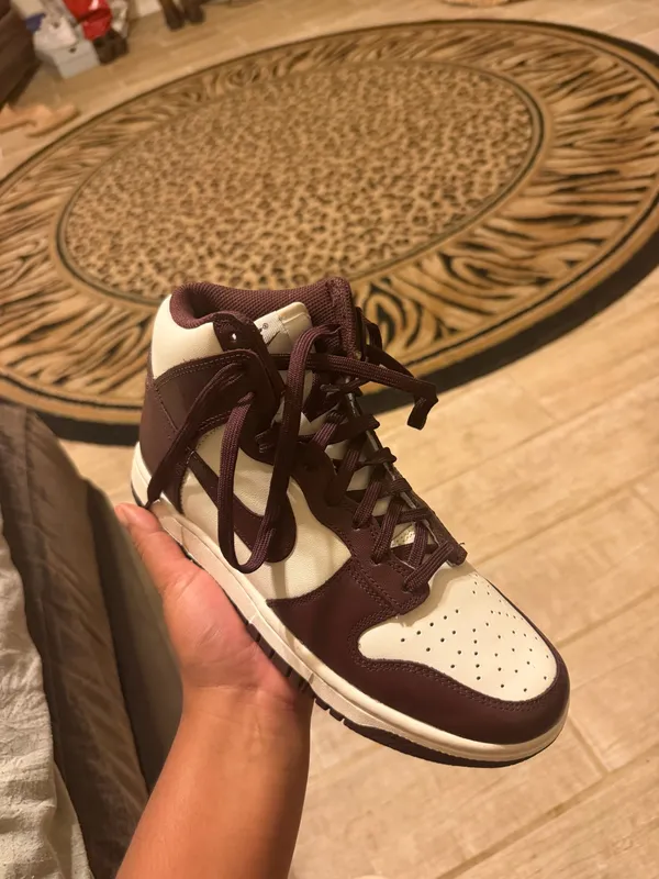 Nike Dunk High Burgundy Crush Bordeaux Women’s 8.5 DD1869-601 Sail Brown - Image 2