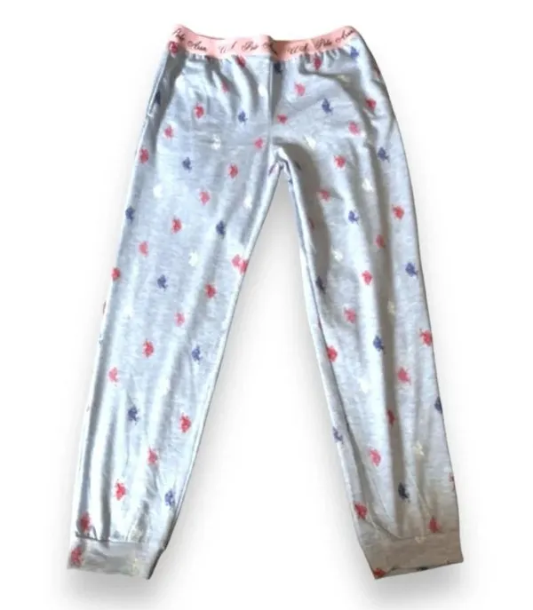 U.S. POLO ASSN. Women's Short Sleeve Sleep Top And Jogger Pant Set Medium | NWOT - Image 5