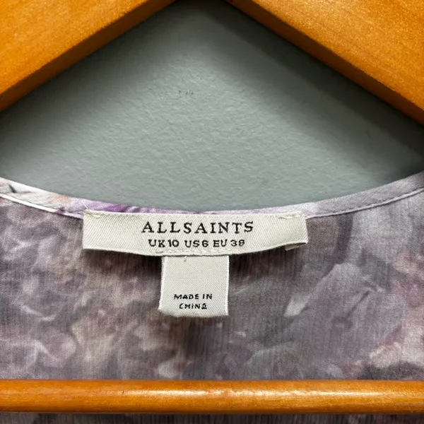 ALLSAINTS Penny Lucia V Neck Top 6 - Image 5