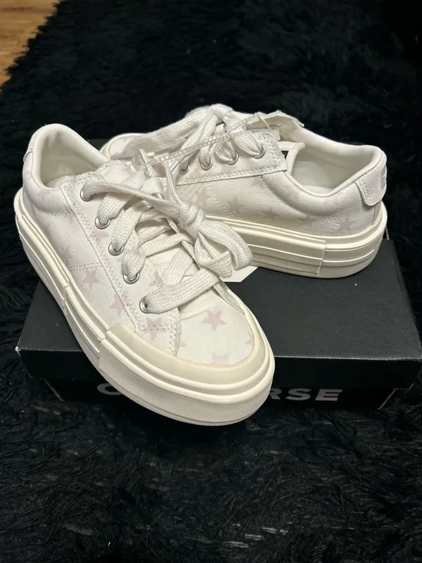 CONVERSE Chuck Taylor all star cruise star print platform shoes sneakers women’s 7.5 new - Image 8