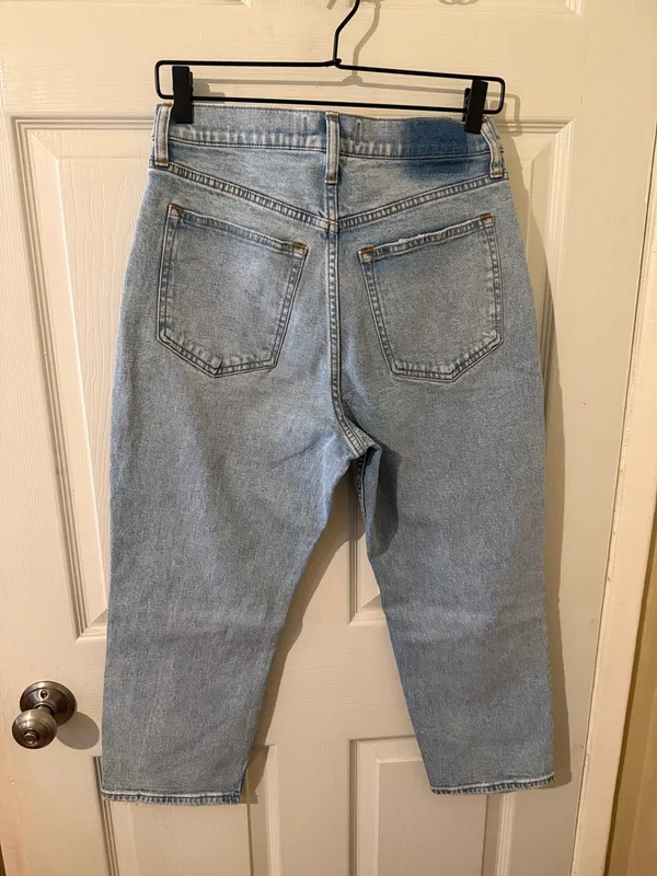 Abercrombie Curve Love Ultra High Rise Ankle Straight Jeans 29/8XS NWOT - Image 5