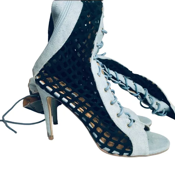 Cape Robbin Alza-90 Thigh High Peep Toe Boots - Image 4