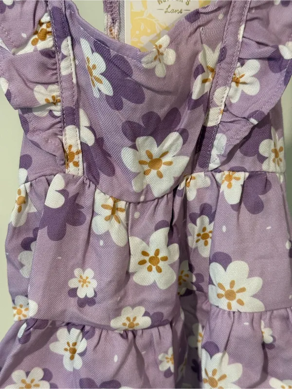 Lavender nwt size small Floral Ruffle pet dog cat dress apparel costume - Image 2
