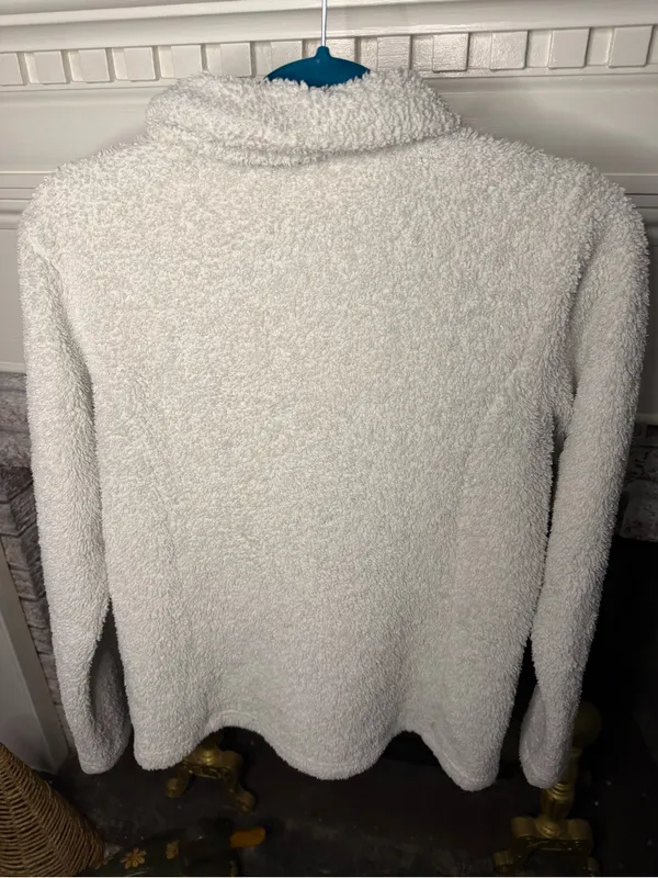 Patagonia Los Gatos 1/4 Zip Fleece Pullover Cream M - Image 3