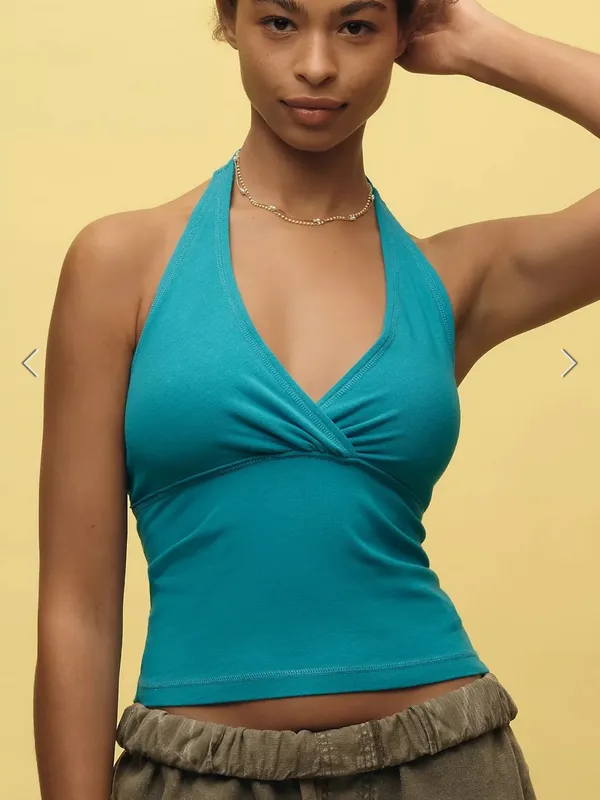 Pilcro Anthropolgy Halter Tank - Image 4