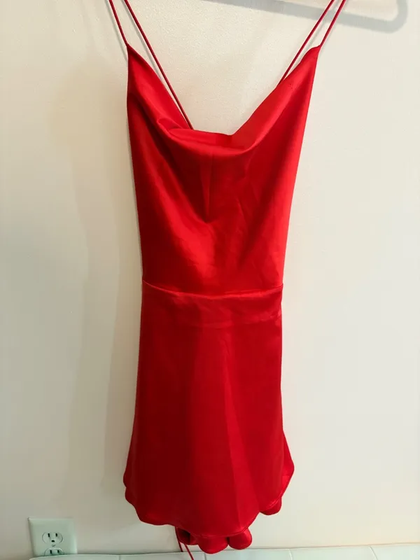 red mini dress - Image 3