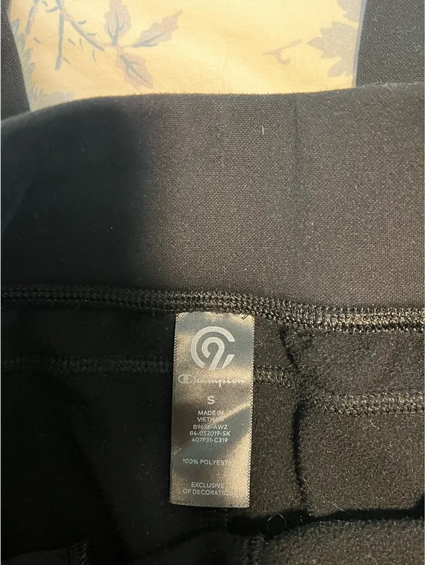 Champion Black Sweatpants Jogger - Image 2