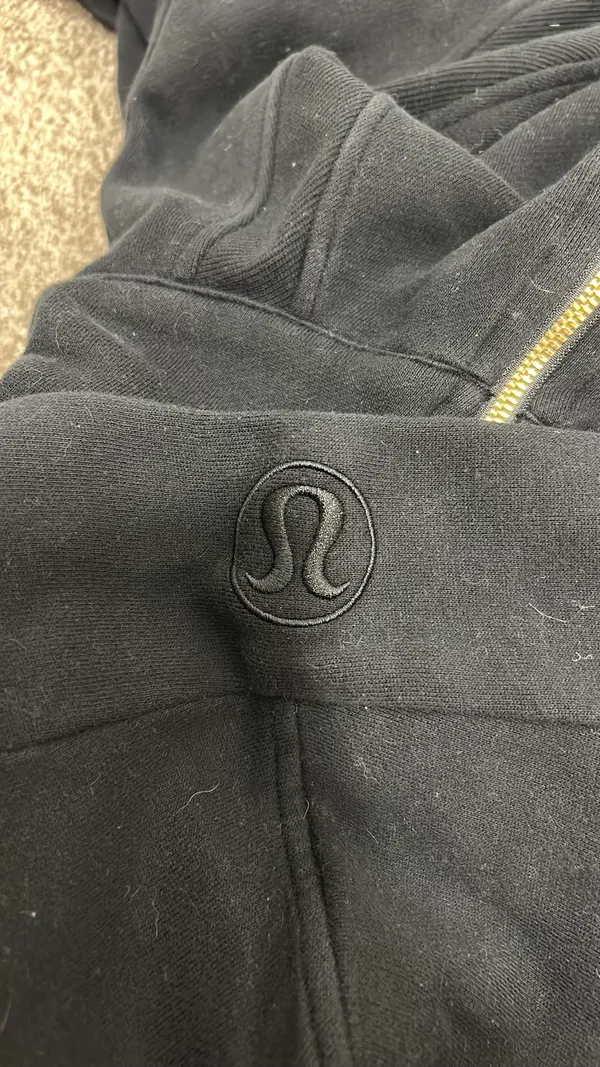 Black Lululemon Scuba Hoodie Half-Zip - Image 4