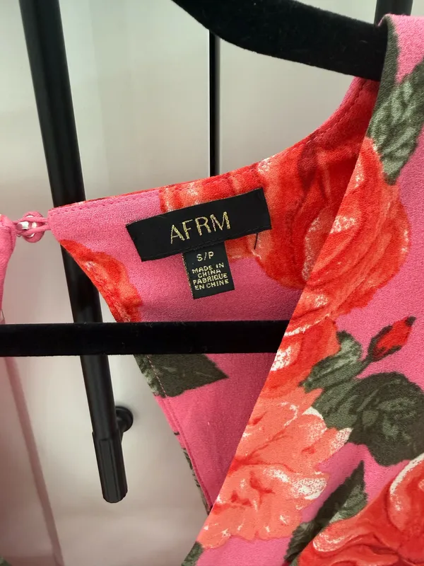 afrm floral dress Pink - Image 2