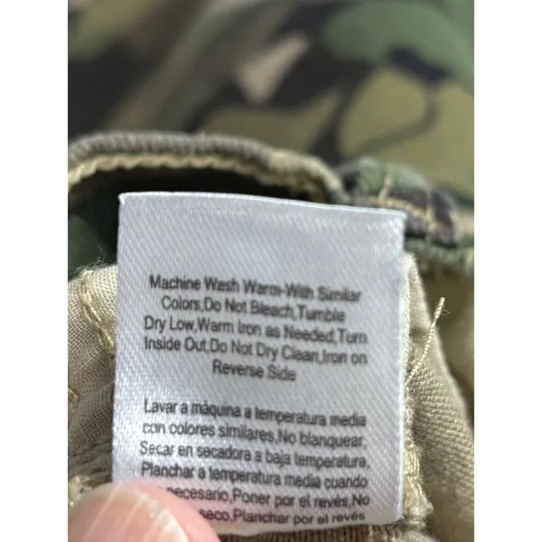 Venus Green Camo Cropped Stretch Cotton Blend Denim 10‎ Grunge Streetwear - Image 6