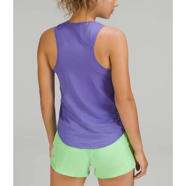 Lululemon Athletica High-Neck Running Training Tank Top Charged Indigo Small - Image 2