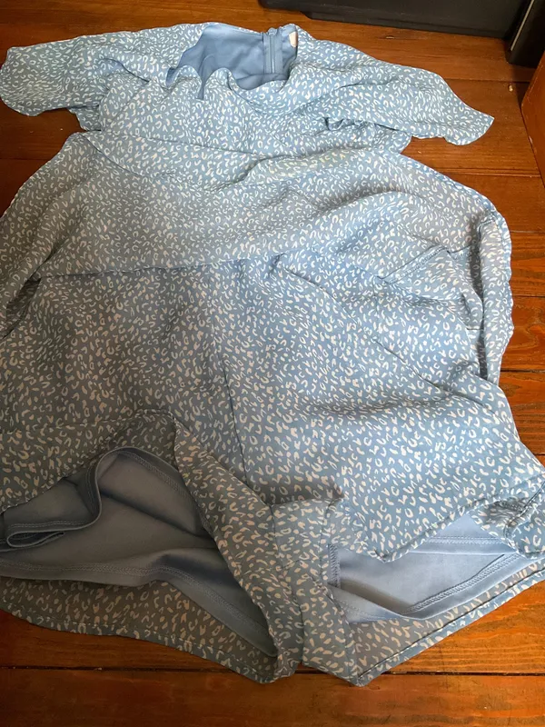 Altar'd State Blue and White Romper Sz. XS - Image 4