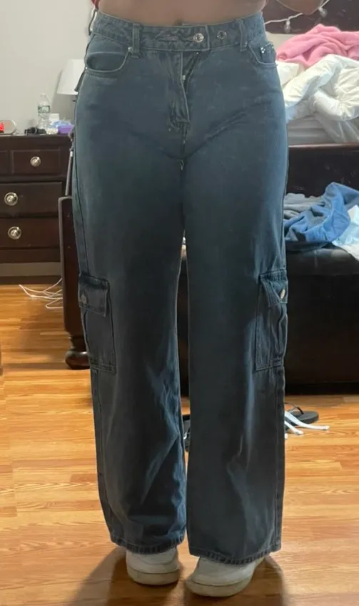 Edikted - Low-Rise Cargo Jeans - Image 3