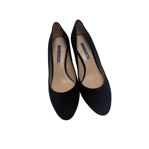 Stuart Weitzman Black 3" Suede Heels Sz. 8 - Image 3